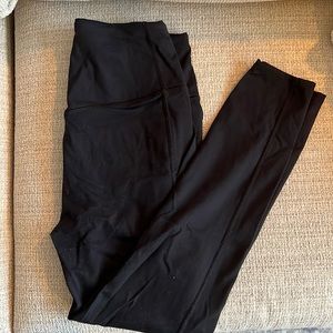 High rise leggings, side pockets